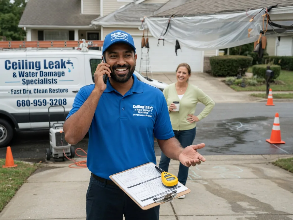 Ceiling Leak Cleanup Ringsted, IA FAQs